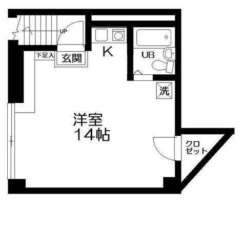 高田馬場駅 徒歩15分 1階の物件間取画像